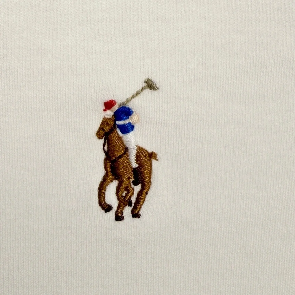 Polo Ralph Lauren Polo Shirt Men L White Classic Fit Pima Cotton Short Sleeve